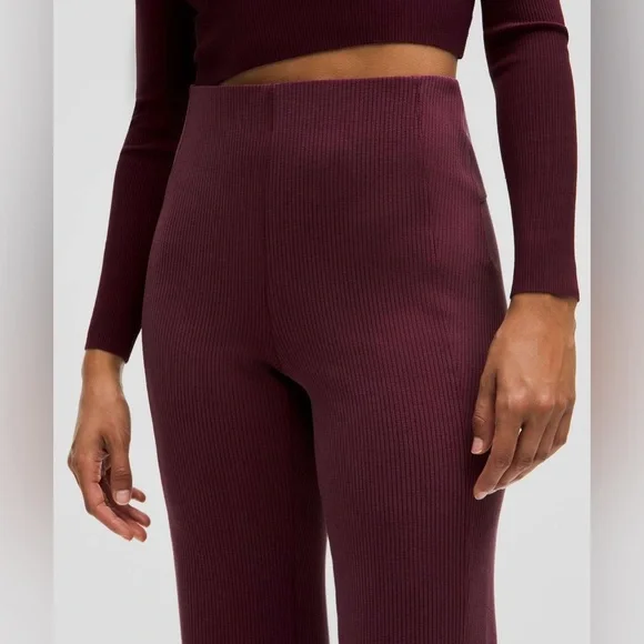 Lululemon Ribbed Softstreme Flared Pant - Picture 4 of 7